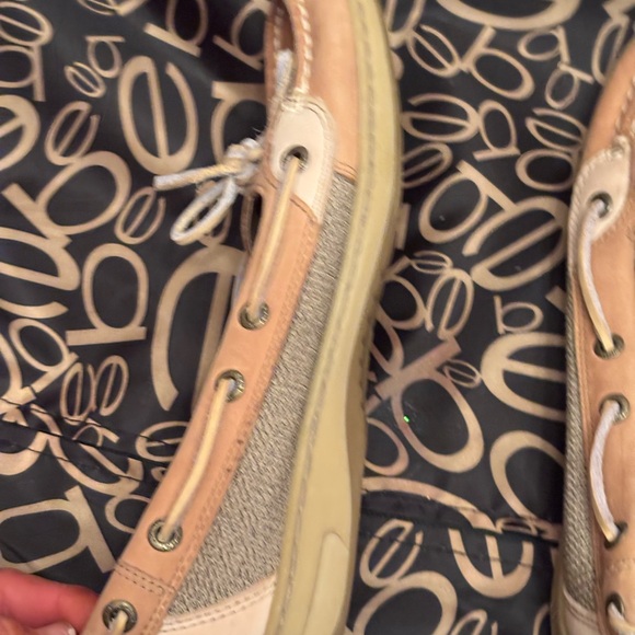 Sperry Women's Tan and Cream Loafers - Picture 2 of 3
